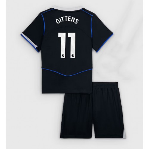 Chelsea Jamie Gittens #11 Tredjeställ Barn 2025-26 Kortärmad (+ Korta byxor)